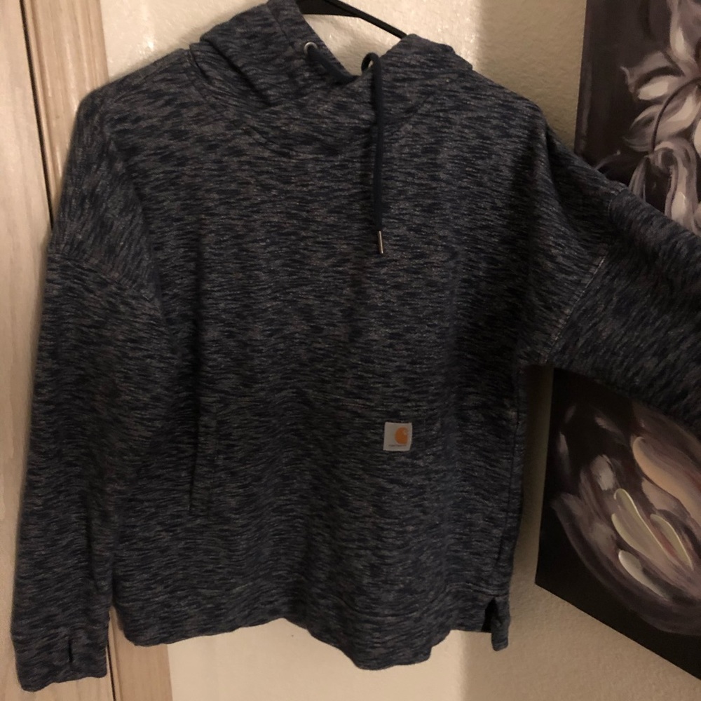 Carhartt Women’s Sweatshirt Heathered Blue